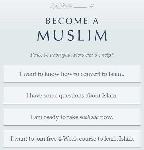 Become a Muslim